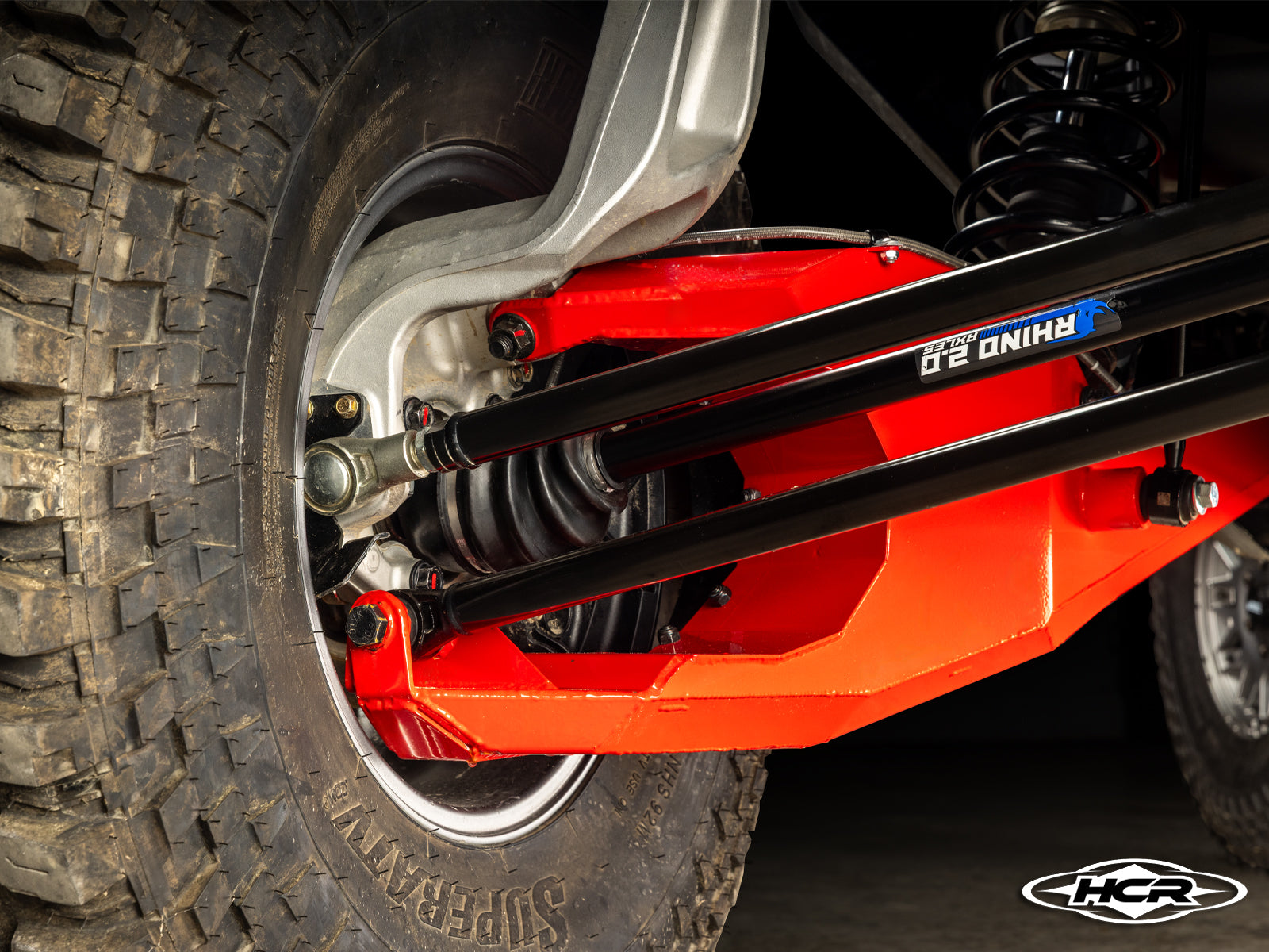 TXR-OPTION ARM2 ガンメタリック Can-am Maverick R Dual Sport High Clearance Trailing Arm – HCR Racing